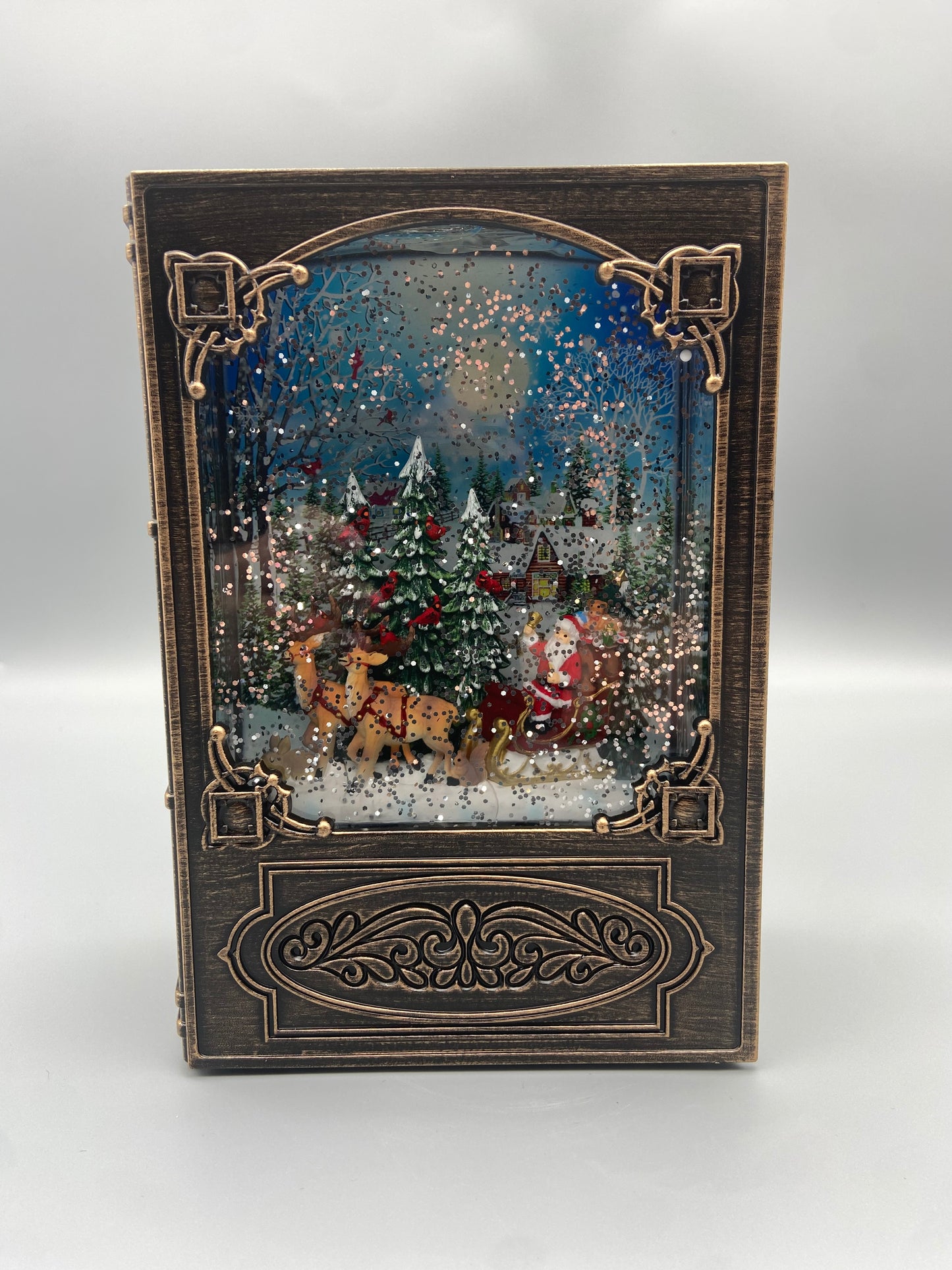 Коледно електрическо преспапие – книга