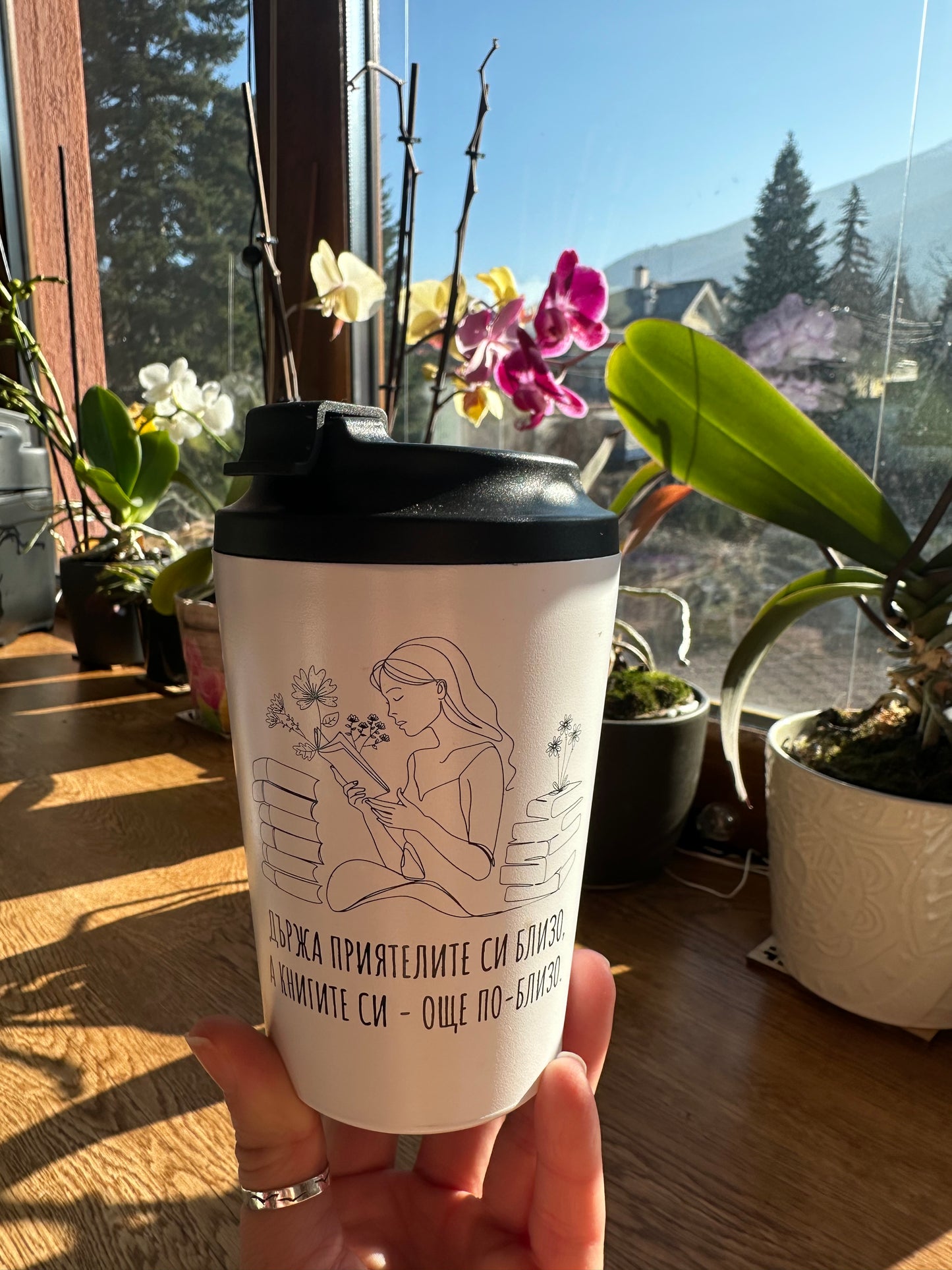 Метална термочаша за кафе/чай